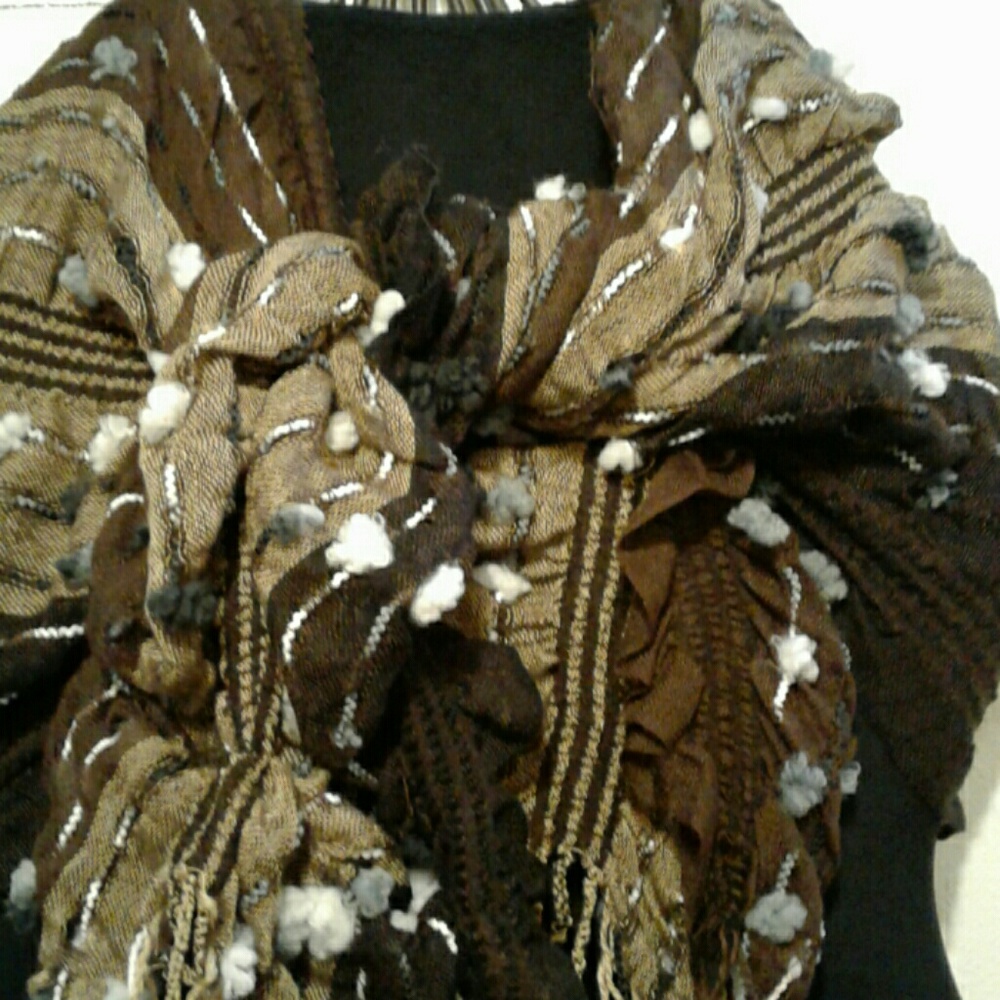 🤑Cottonball scarf